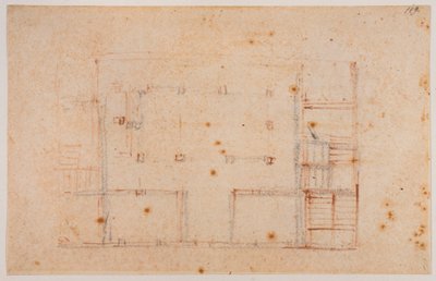 Plan domu autorstwa Michelangelo Buonarroti