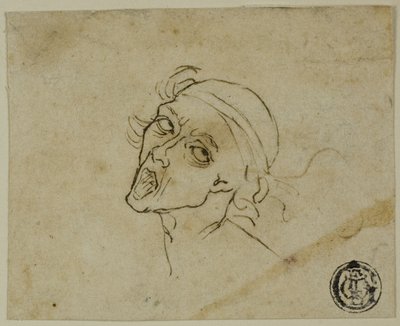Głowa mężczyzny autorstwa Michelangelo Buonarroti