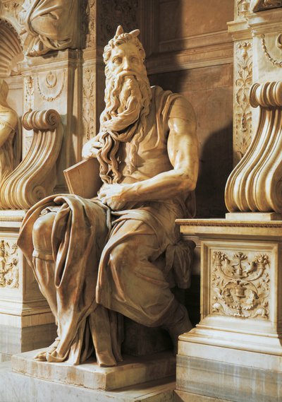 Mojżesz autorstwa Michelangelo Buonarroti