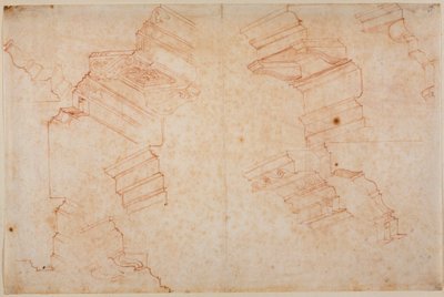 Badania zabytków rzymskich autorstwa Michelangelo Buonarroti