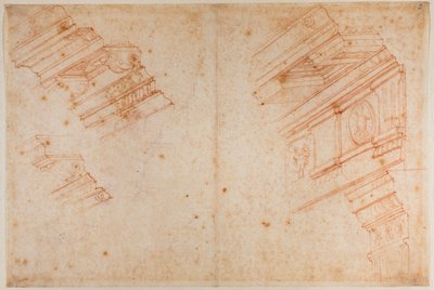 Badania zabytków rzymskich autorstwa Michelangelo Buonarroti