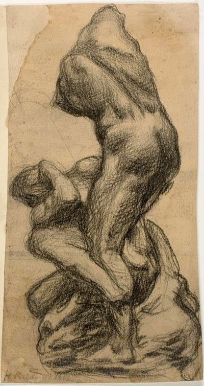 Dwie walczące postacie autorstwa Michelangelo Buonarroti