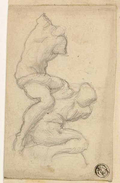 Dwie walczące postacie autorstwa Michelangelo Buonarroti