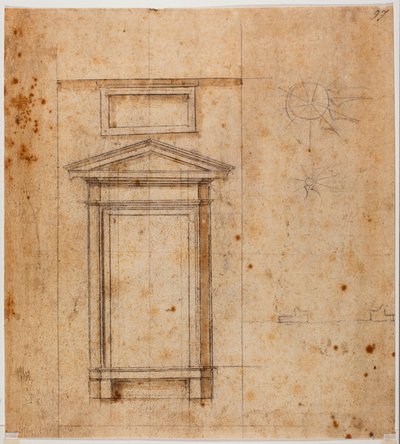 Konstrukcja okna autorstwa Michelangelo Buonarroti