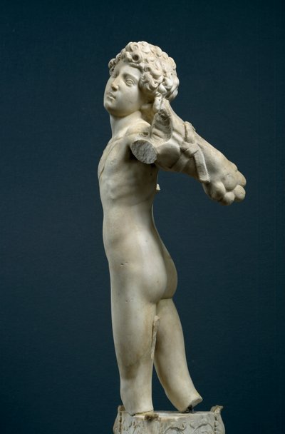 Młody łucznik, ok. 1490 (marmur) autorstwa Michelangelo Buonarroti