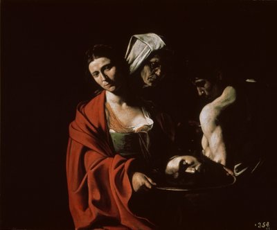 Salome z głową Jana Chrzciciela, ok. 1607 r. autorstwa Michelangelo Caravaggio