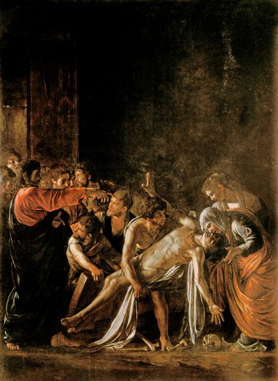 Лазарын амилалт (мөн 232098,94,95-ыг үзнэ үү)поли autorstwa Michelangelo Merisi Caravaggio