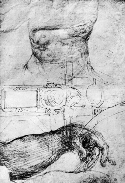 Studia do sufitu Kaplicy Sykstyńskiej, Rzym, 1913 autorstwa Michelangelo Merisi Caravaggio