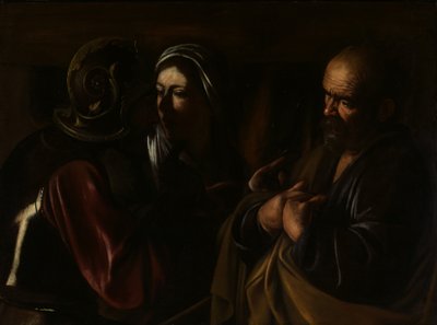 Odmowa św. Piotra, 1610. autorstwa Michelangelo Merisi Caravaggio