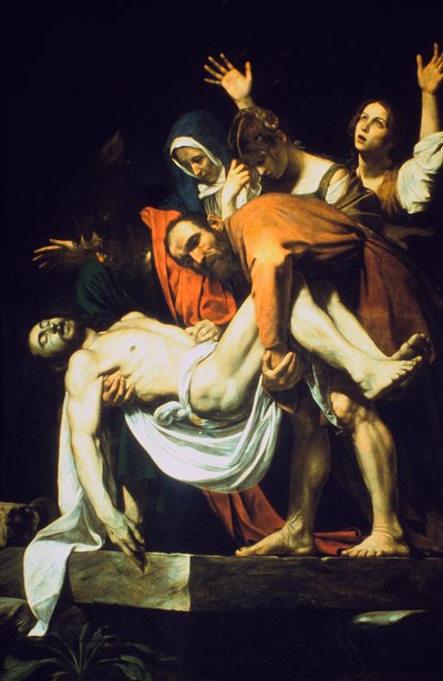 Złożenie do grobowca Złożenie do grobu, 1602-16044 autorstwa Michelangelo Merisi Caravaggio