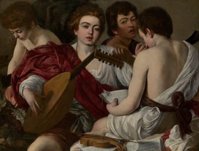 Muzycy, 1597. autorstwa Michelangelo Merisi Caravaggio