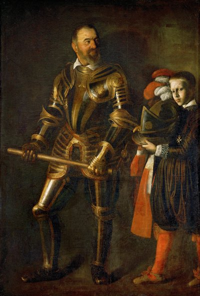 Alof de Vignacourt, wielki mistrz Zakonu Maltańskiego autorstwa Michelangelo Merisi da Caravaggio