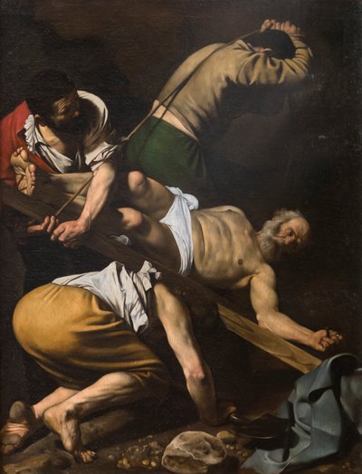 Ukrzyżowanie świętego Piotra autorstwa Michelangelo Merisi da Caravaggio