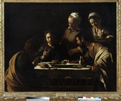 Kolacja w Emaus, 1606 autorstwa Michelangelo Merisi da Caravaggio