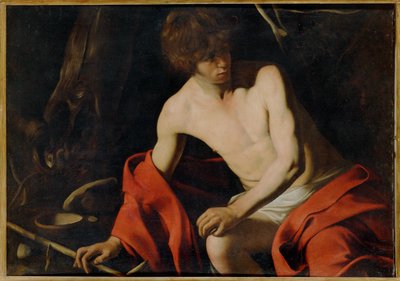 Święty Jan Chrzciciel (obraz na płótnie) autorstwa Michelangelo Merisi da Caravaggio