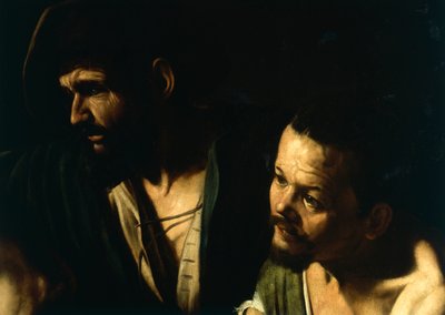 Biczowanie Chrystusa, detal, ok. 1606 (olej na płótnie) autorstwa Michelangelo Merisi da Caravaggio