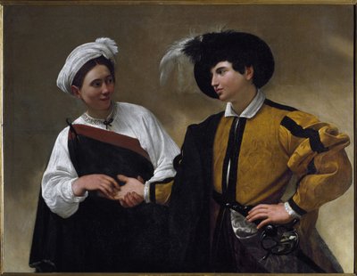 Wróżka (olej na płótnie) autorstwa Michelangelo Merisi da Caravaggio