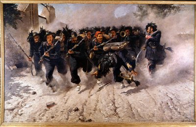 Załadunek bersalierów w Porta Pia w dniu 20 września autorstwa Michele Cammarano