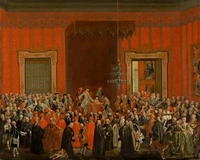 Hiszpania: Carlos III zrzeka się korony Neapolu autorstwa Michele Foschini