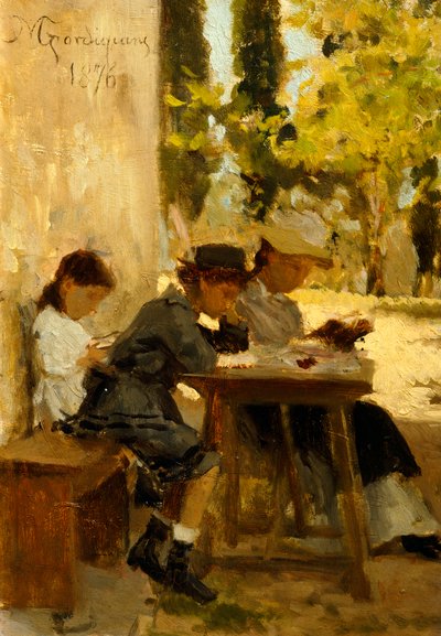 Rodzina Artysty autorstwa Michele Gordigiani
