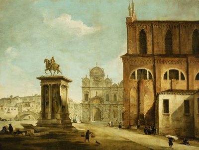 Campo SS Giovanni e Paolo, Wenecja autorstwa Michele Marieschi