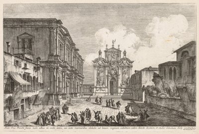 Widoki Wenecji: Campo S. Rocco autorstwa Michele Marieschi