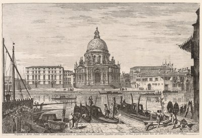 Widoki Wenecji: SM Della Salute autorstwa Michele Marieschi
