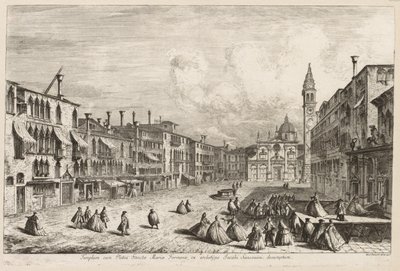 Widoki Wenecji: S. Maria Formosa, 1741. autorstwa Michele Marieschi