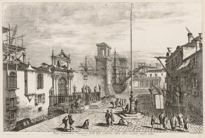 Widoki Wenecji: Bramy Arsenału, 1741. autorstwa Michele Marieschi