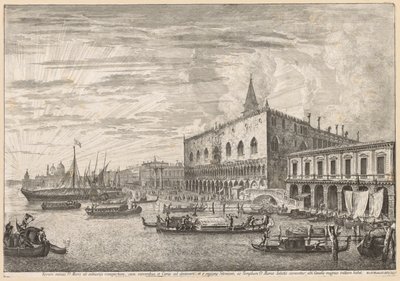 Widoki Wenecji: Molo i SM Della Salute autorstwa Michele Marieschi
