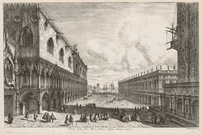 Widoki Wenecji: Piazzetta autorstwa Michele Marieschi