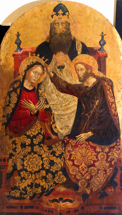 Koronacja Maryi – Michele di Matteo da Bologna (czynny 1410-1469) autorstwa Michele di Matteo da Bologna