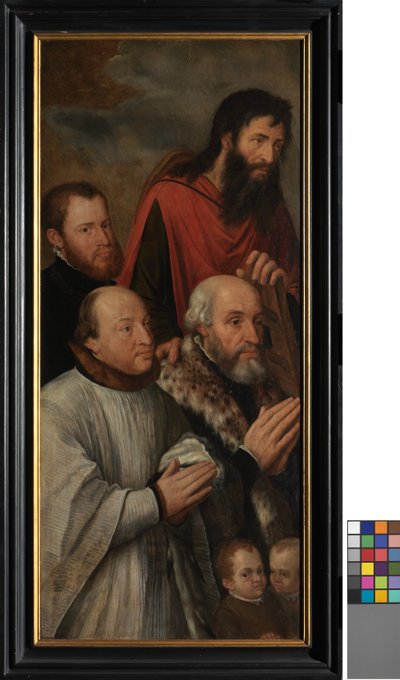 Fragment Triumfu Chrystusa (olej na desce) autorstwa Michiel I Coxie or Coxcie