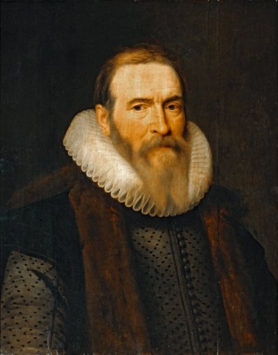 Jan van Oldenbarneveld. 1617 - Jan van Oldenbarneveld ... autorstwa Michiel Jansz. van (attr. to) Mierevelt