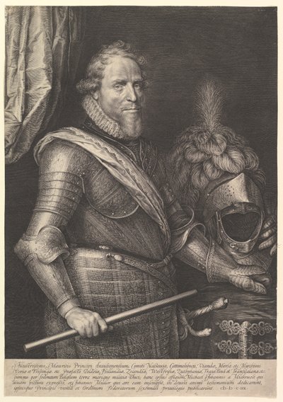 Książę Maurits of Orange, 1608. autorstwa Michiel Jansz van Miereveld