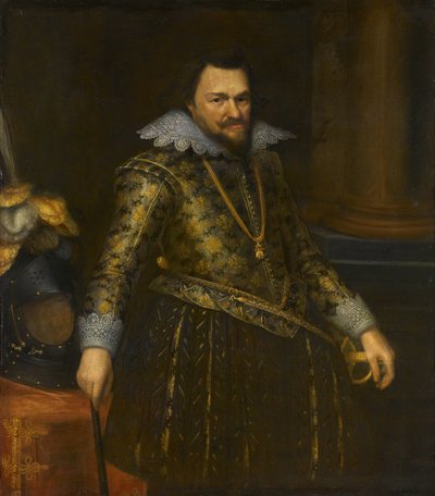 Portret Philipsa Willema (1554-1618), księcia Orange autorstwa Michiel Jansz van Mierevelt