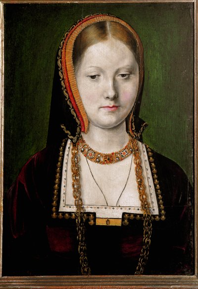 Portret Katarzyny Aragońskiej autorstwa Michiel Sittow