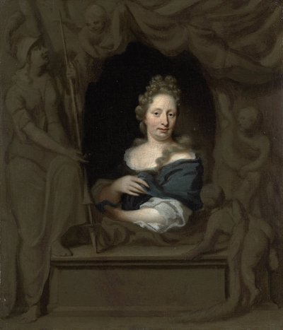 Portret Evy Visscher autorstwa Michiel van Musscher