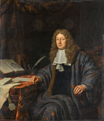Portret Johannesa Hudde autorstwa Michiel van Musscher