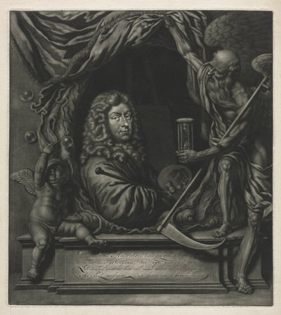 Autoportret, 1685. autorstwa Michiel van Musscher