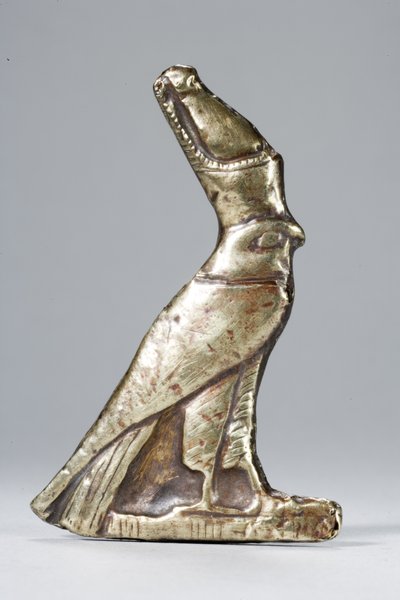 Amulet w postaci Sokoła (elektrum) autorstwa Middle Kingdom Egyptian