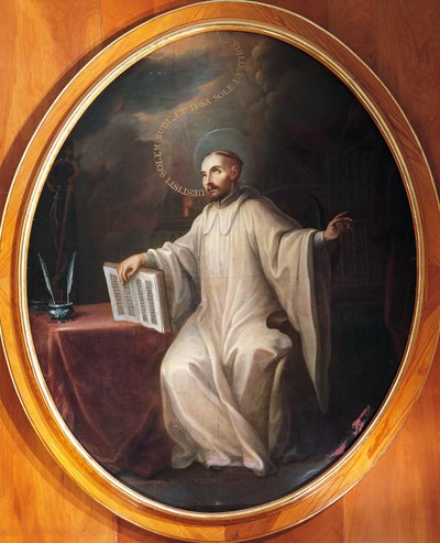 Św. Bernard z Clairvaux, przypisywany Miguelowi Cabrerze (1695-1768) autorstwa Miguel (attr. to) Cabrera