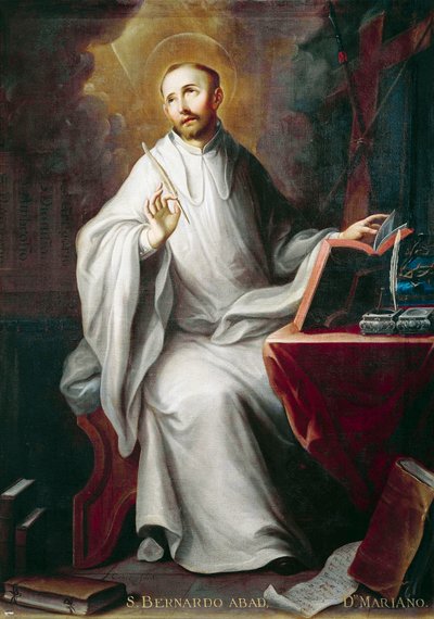Św. Bernard, Miguel Cabrera (1695-1768) autorstwa Miguel Cabrera