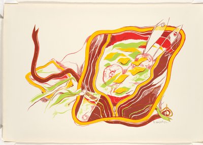 Wiersz autorstwa Miguel Ángel Cárdenas (signed by artist)