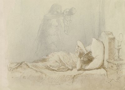 Koszmar; Cauchemar, 1901 autorstwa Mihaly von Zichy