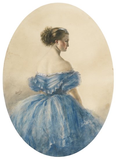 Portret księżniczki Anny zu Sayn-Wittgenstein autorstwa Mihaly von Zichy