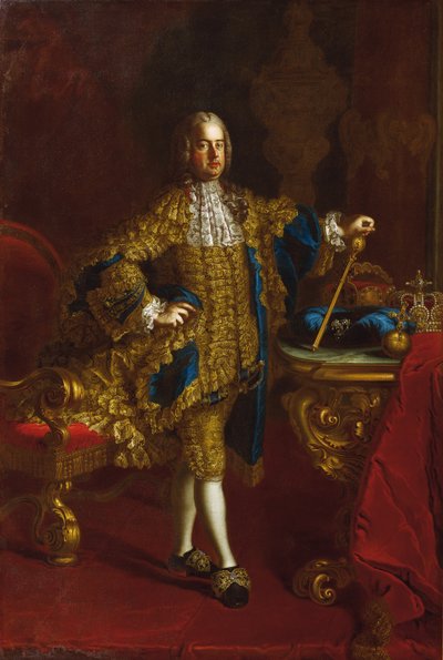 Portret cesarza Austrii Franciszka I 1708-1765, w latach 1745-1765. autorstwa Mijtens