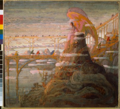 Anioł (Preludium Anioła) autorstwa Mikalojus Ciurlionis