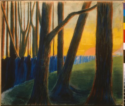 Symfonia żałobna (III) autorstwa Mikalojus Ciurlionis