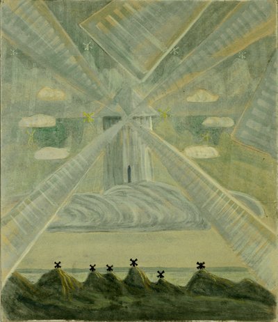 Andante Sonata II, 1907. autorstwa Mikalojus Konstantinas Čiurlionis